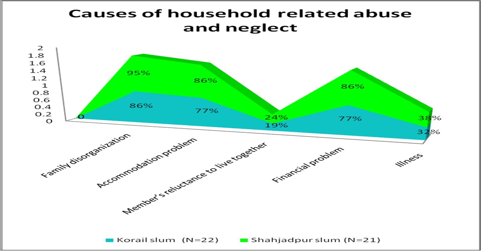 Causes of household related abused and neglect