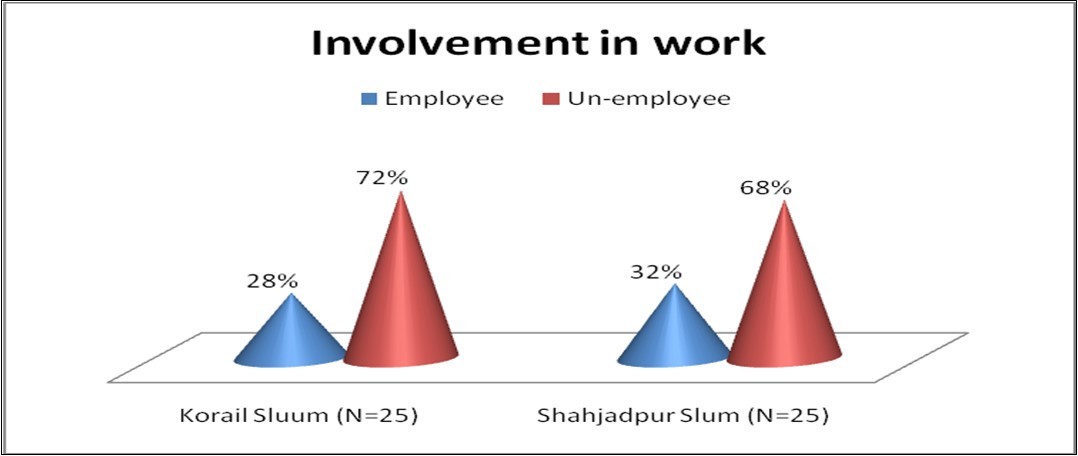 Involvement in income or job status at present