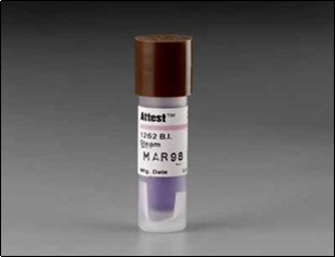 The used biological indicator.