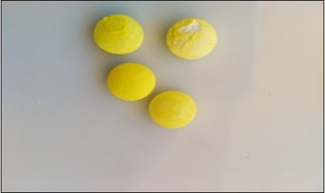 Delayed coated tablets (F2)