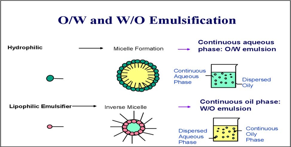 Schematic diagram representation of the emulsification system.