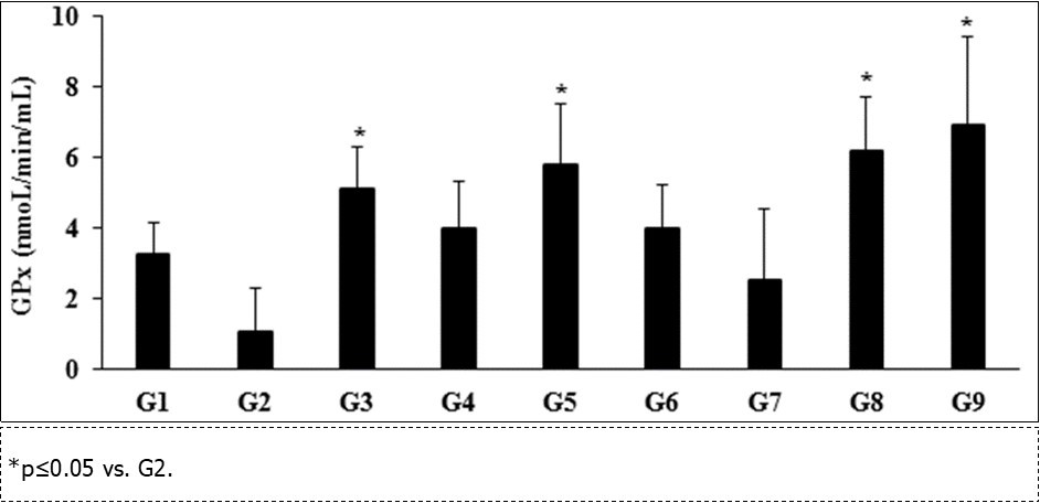 Effect of the test formulation in male Sprague Dawley rats.