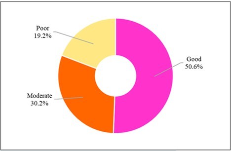 Assessment levels of health facilities on IPC