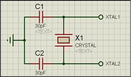 Single chip microcomputer oscillating circuit