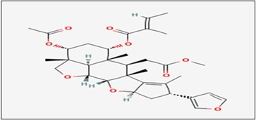 Chemical structure of Salannin dogonyaro