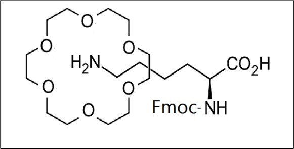Fmoc-Lys(18C6) structure