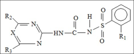 sulfonylurea herbicides’ structures